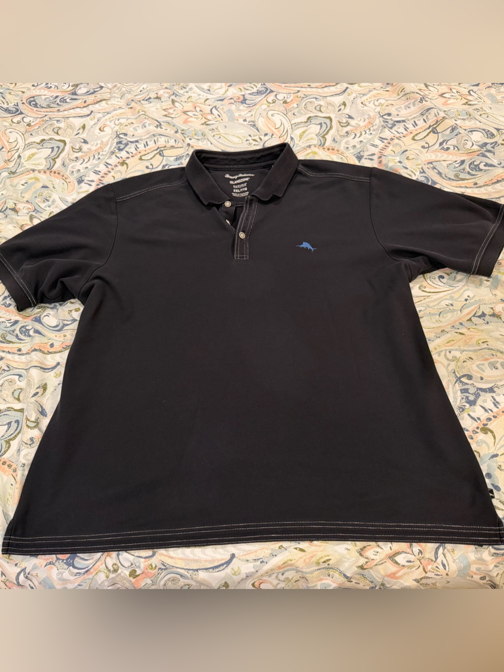 TOMMY BAHAMA SS Island Zone Blended Supima Cotton Polo